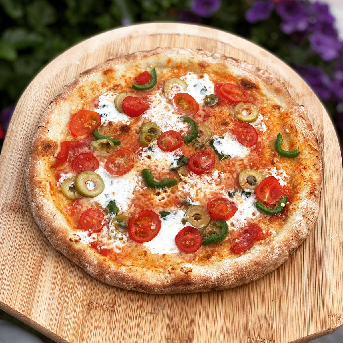 16-Inch Gas and Wood Outdoor Rotating Pizza Oven