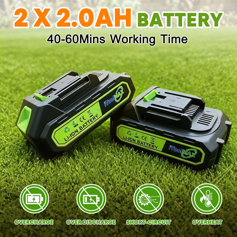 3-in-1 Cordless Electric Weed Wacker & Lawn Mower Pro