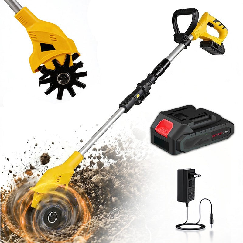 Cordless Electric Tiller and Garden Cultivator